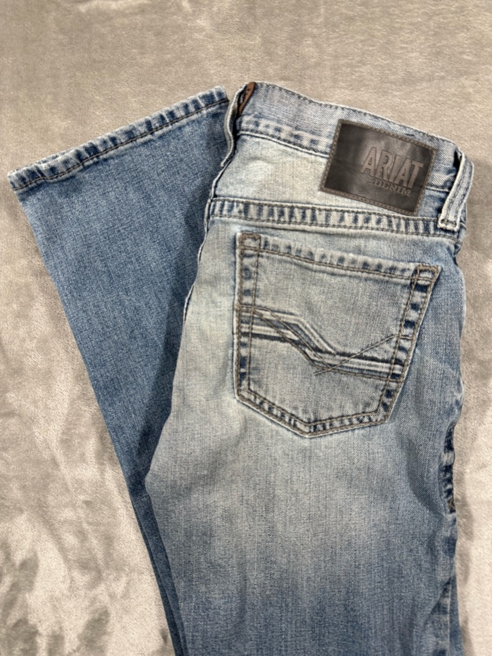 Ariat Jeans Men's 31x36 Blue Denim M7 Slim Fit Straight Leg Western